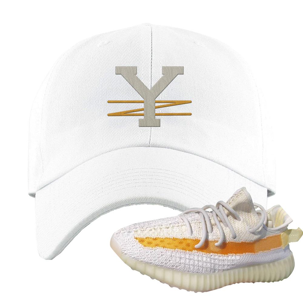 Light 350s v2 Dad Hat | YZ, White