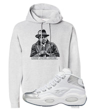 25th Anniversary Mid Questions Hoodie | Capone Illustration, Ash