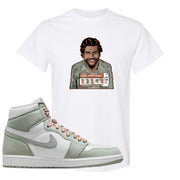 Air Jordan 1 Seafoam T Shirt | Escobar Illustration, White