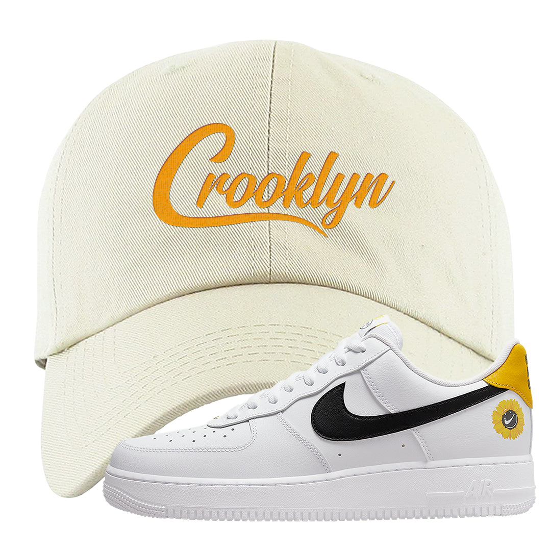 Have A Nice Day AF1s Dad Hat | Crooklyn, White
