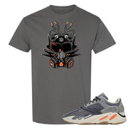 Yeezy Boost 700 Magnet Sneaker Mask Charcoal Sneaker Matching Tee Shirt