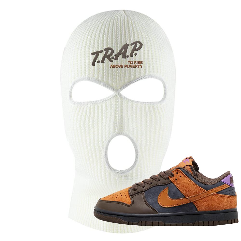 SB Dunk Low Cider Ski Mask | Trap To Rise Above Poverty, White