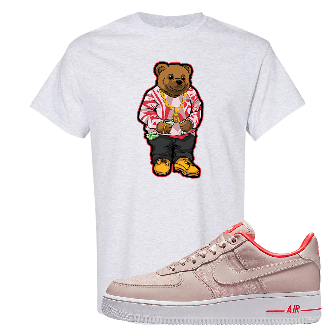 Satin Rose Gold Low AF1s T Shirt | Sweater Bear, Ash