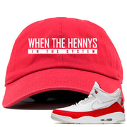 This red dad hat will match great with your Jordan 3 Tinker Air Max shoes