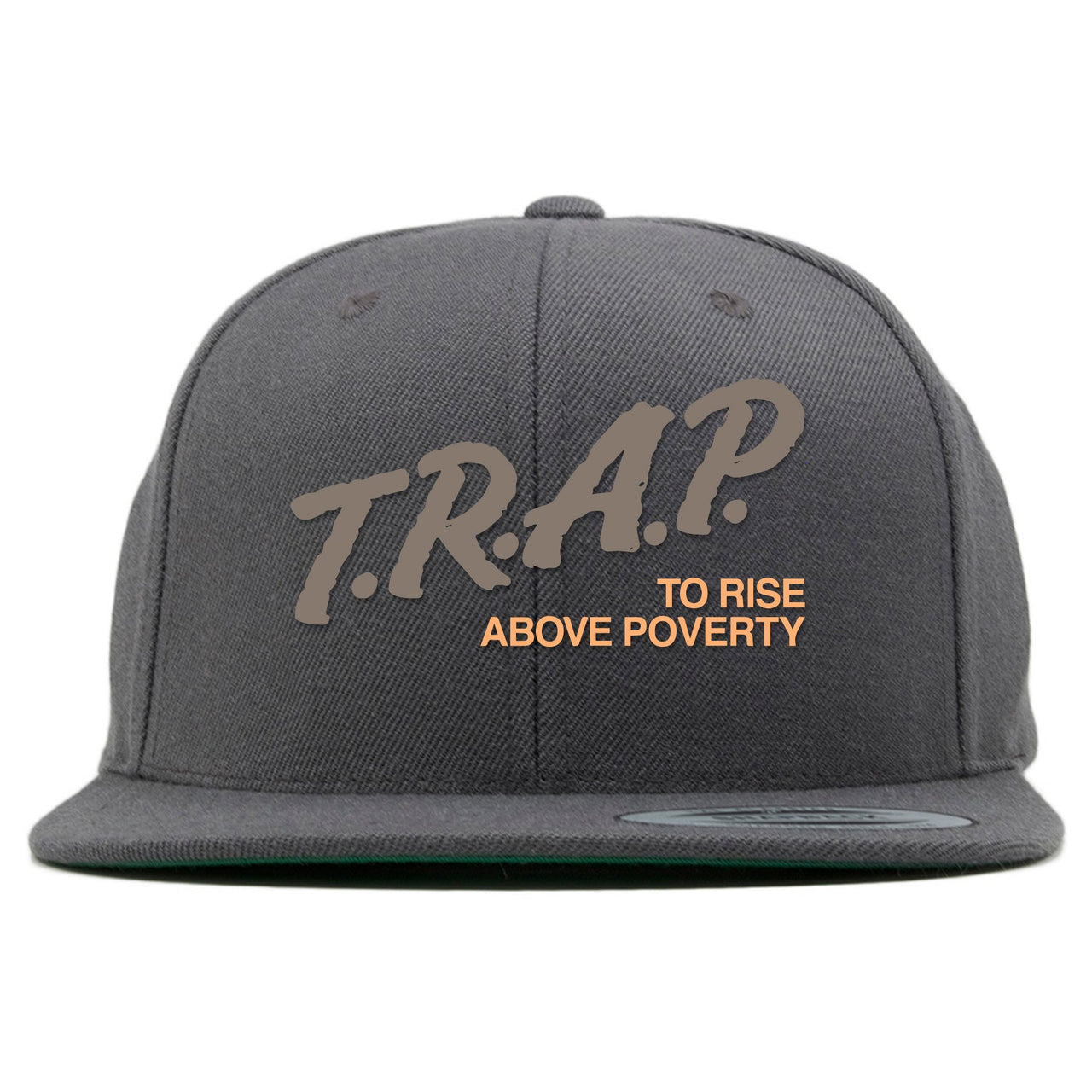 Geode 700s Snapback | Trap Rise Above Poverty, Gray