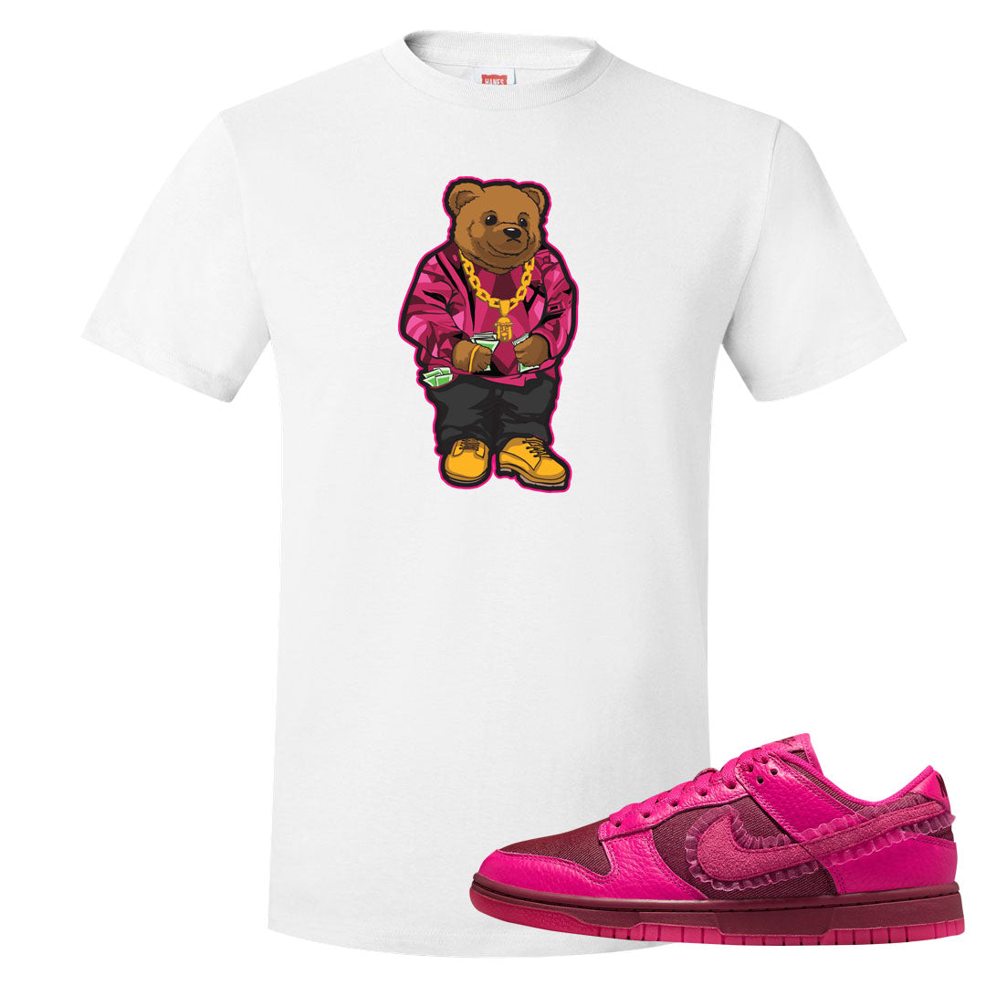 2022 Valentine's Day Low Dunks T Shirt | Sweater Bear, White