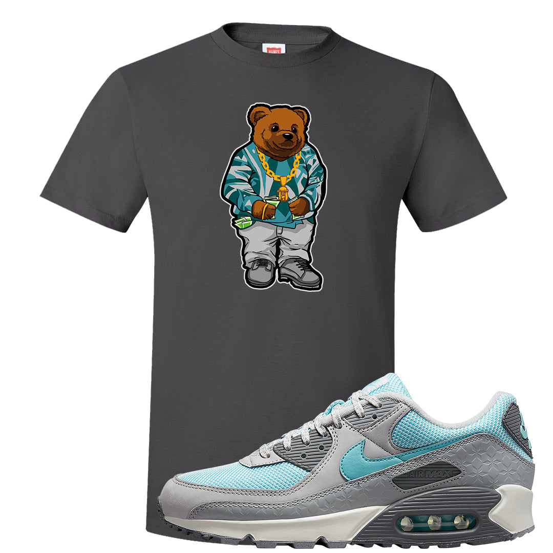 Snowflake 90s T Shirt | Sweater Bear, Smoke Grey
