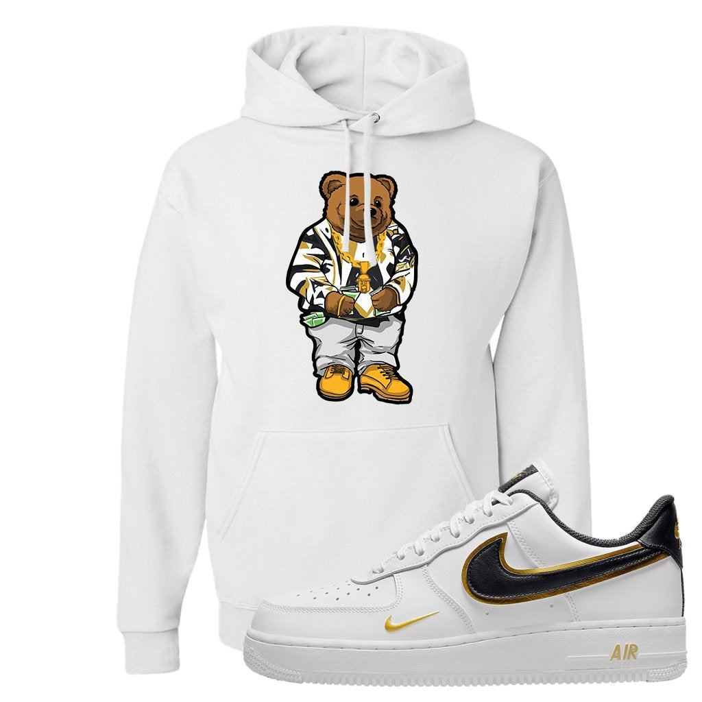 Air Force 1 Low White Gold Hoodie | Sweater Bear, White