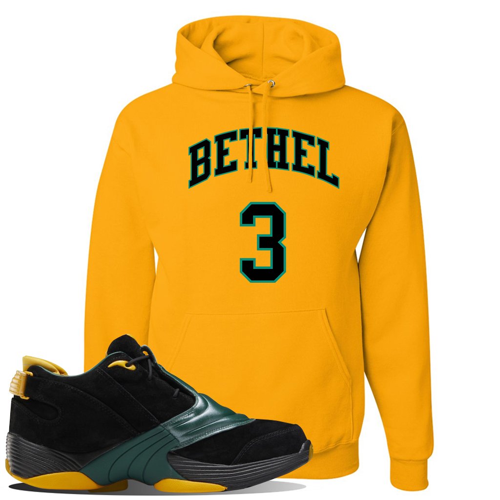 Bethel High Answer 5s Hoodie | Bethel 3 Arch, Gold