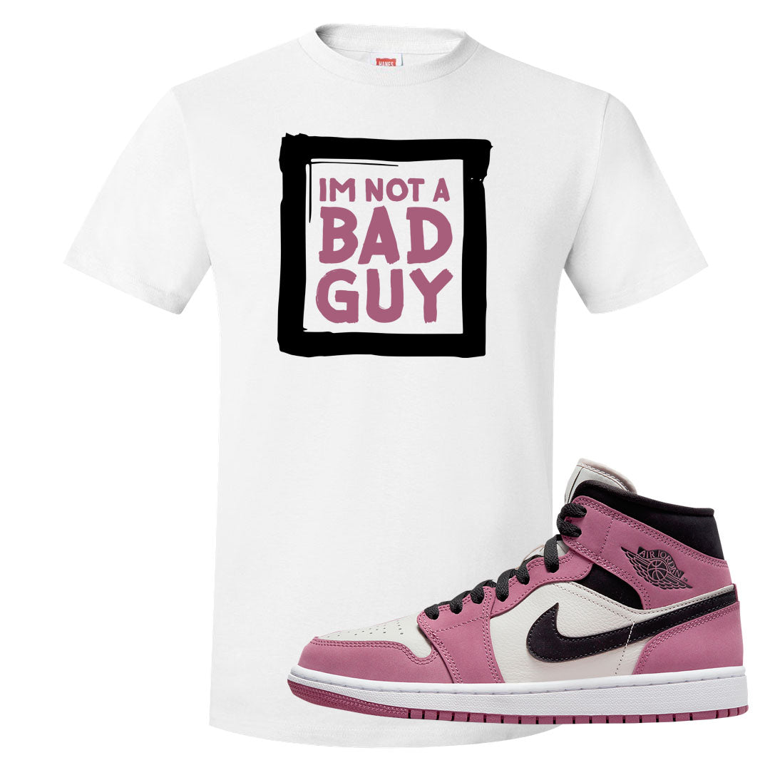 Berry Black White Mid 1s T Shirt | I'm Not A Bad Guy, White