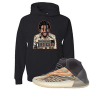 Yeezy Quantum Flash Orange Hoodie | Escobar Illustration, Black