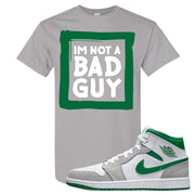 Light Smoke Pine Green Mid 1s T Shirt | I'm Not A Bad Guy, Gravel