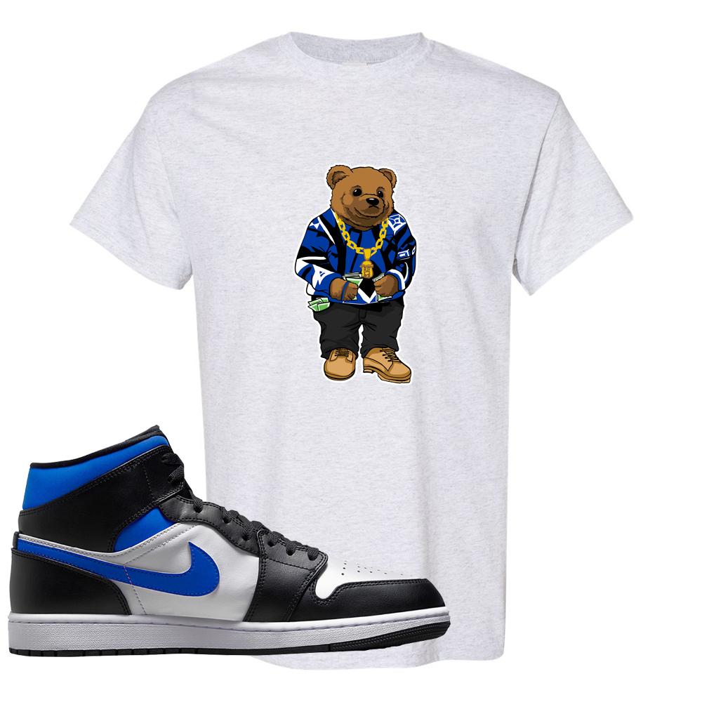 Air Jordan 1 Mid Royal T Shirt | Sweater Bear, Ash