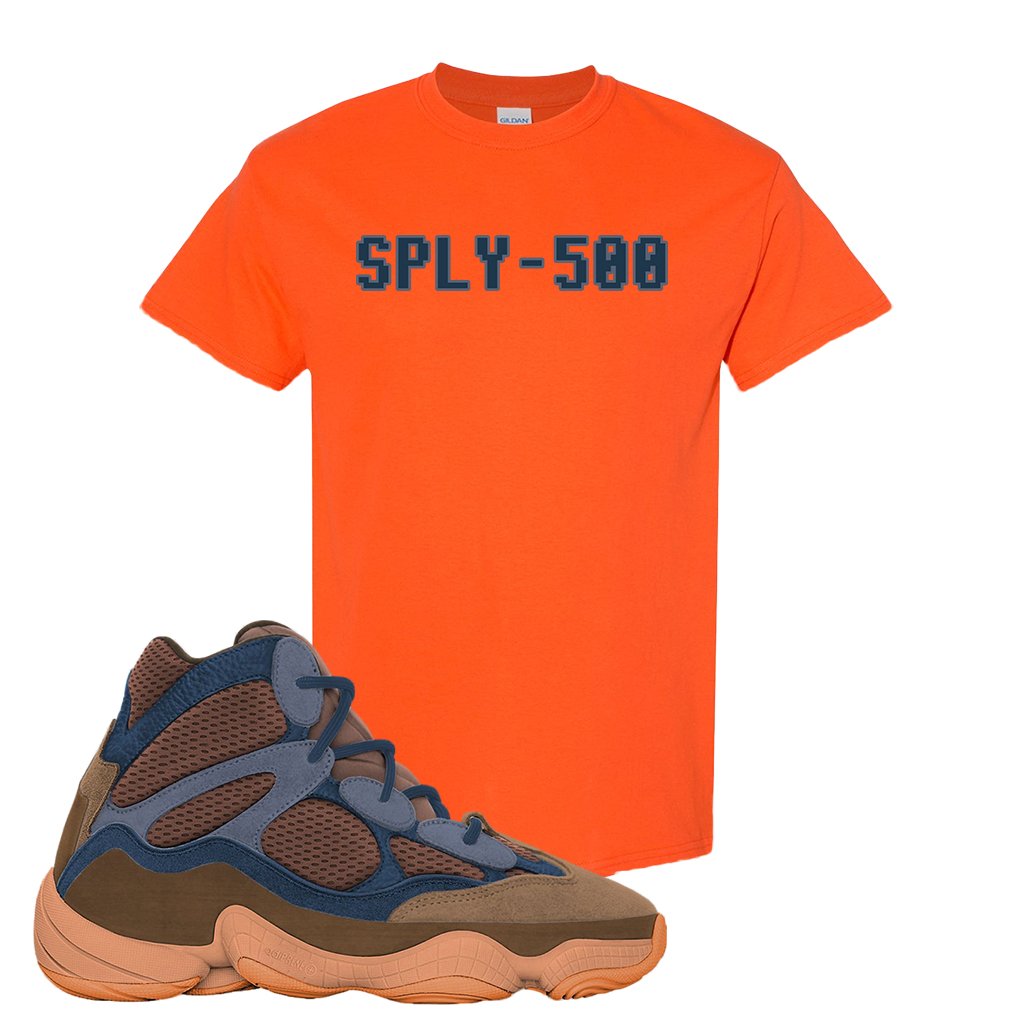 Yeezy 500 High Tactile T Shirt | Sply-500, Orange