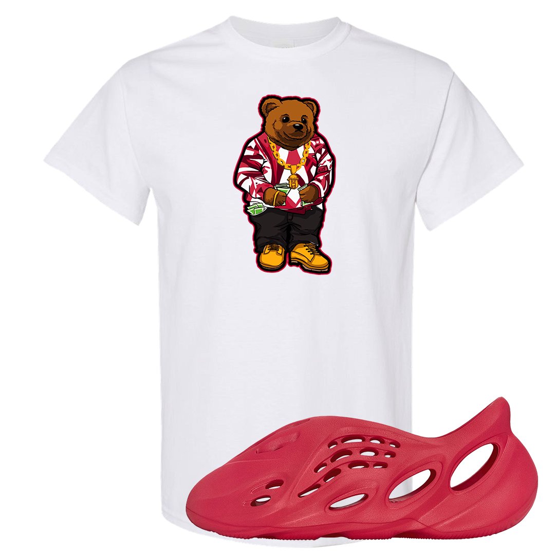 Vermillion Foam Runners T Shirt | Sweater Bear, White