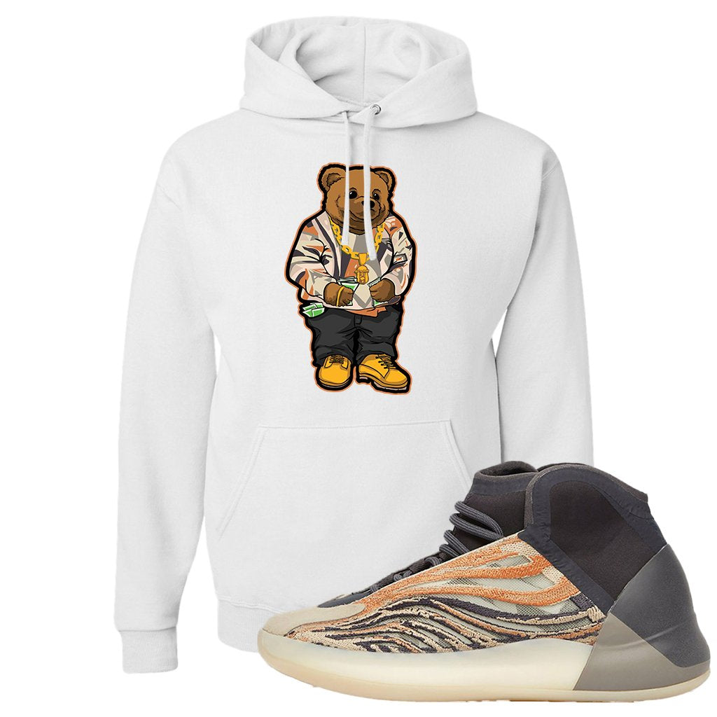 Yeezy Quantum Flash Orange Hoodie | Sweater Bear, White