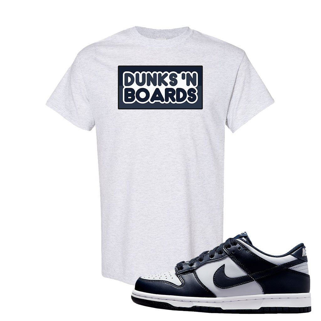 SB Dunk Low Georgetown T Shirt | Dunks N Boards, Ash