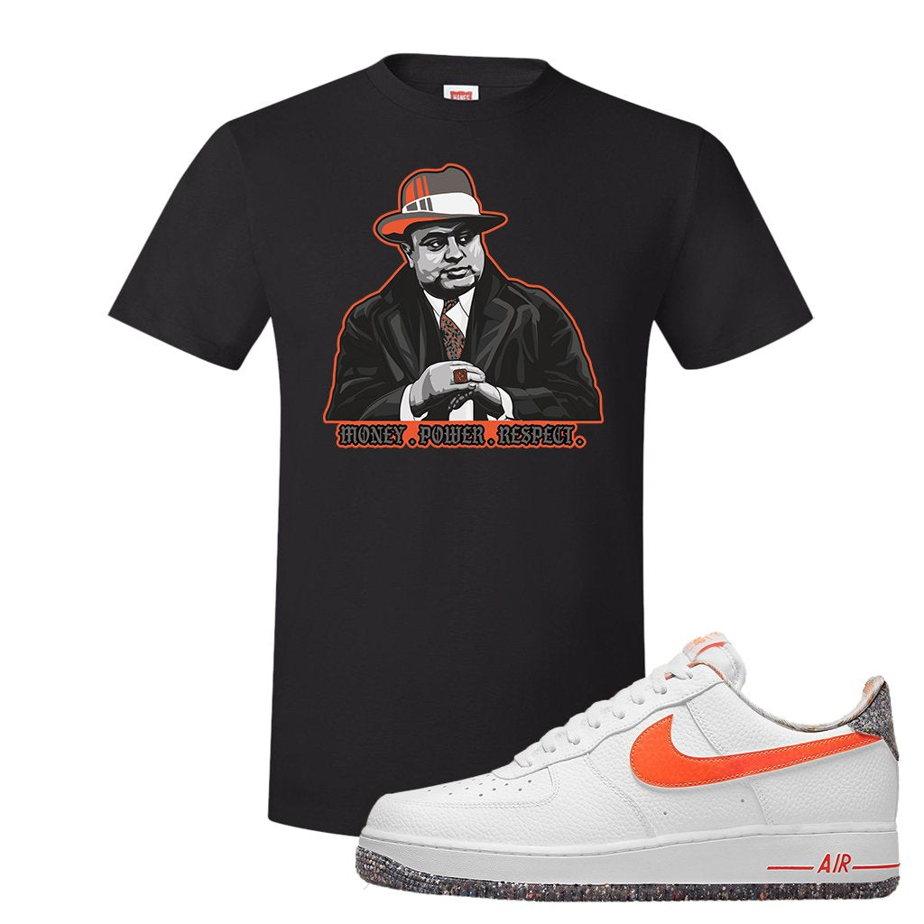 Air Force 1 Low Crimson Grind Rubber T Shirt | Capone Illustration, Black