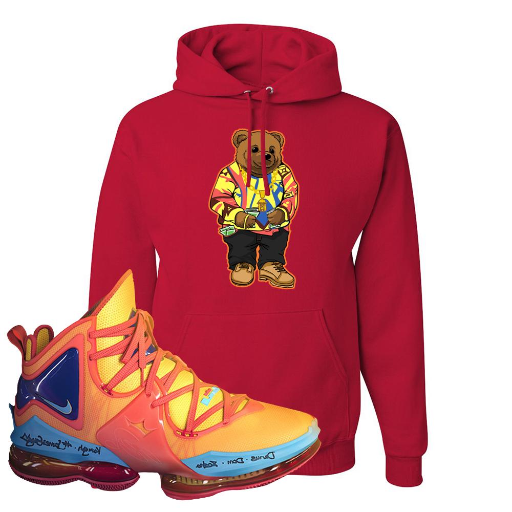 Lebron 19 Tune Squad Hoodie | Sweater Bear, Red