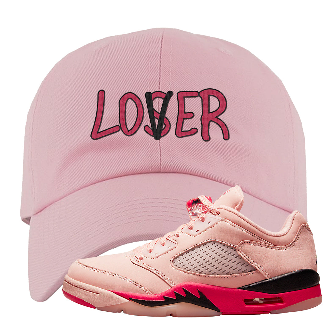 Arctic Pink Low 5s Dad Hat | Lover, Light Pink