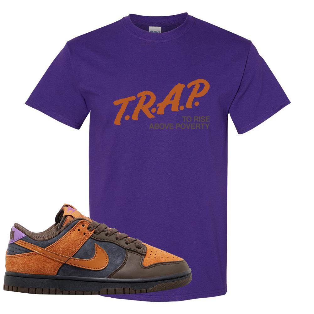 SB Dunk Low Cider T Shirt | Trap To Rise Above Poverty, Purple