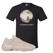 Yeezy 500 Taupe Light T Shirt | Covered In Mist, Black