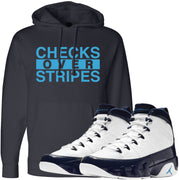 Wear your Jordan 9 All Star UNC Blue Pearl sneaker matching hoodie to match your pair of Jordan 9 All Star UNC Blue Pearl sneakers