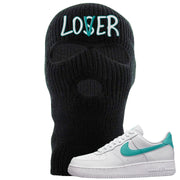 Washed Teal Low 1s Ski Mask | Lover, Black