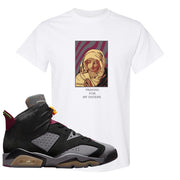 Bordeaux 6s T Shirt | God Told Me, White