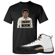 Royalty 12s T Shirt | El Chapo Illustration, Black