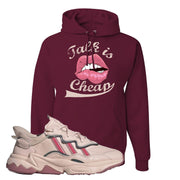 Adidas WMNS Ozweego Icy Pink Talk is Cheap Maroon Sneaker Hook Up Pullover Hoodie