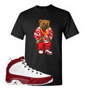Jordan 9 Gym Red Sweater Bear Black Sneaker Hook Up Tee Shirt