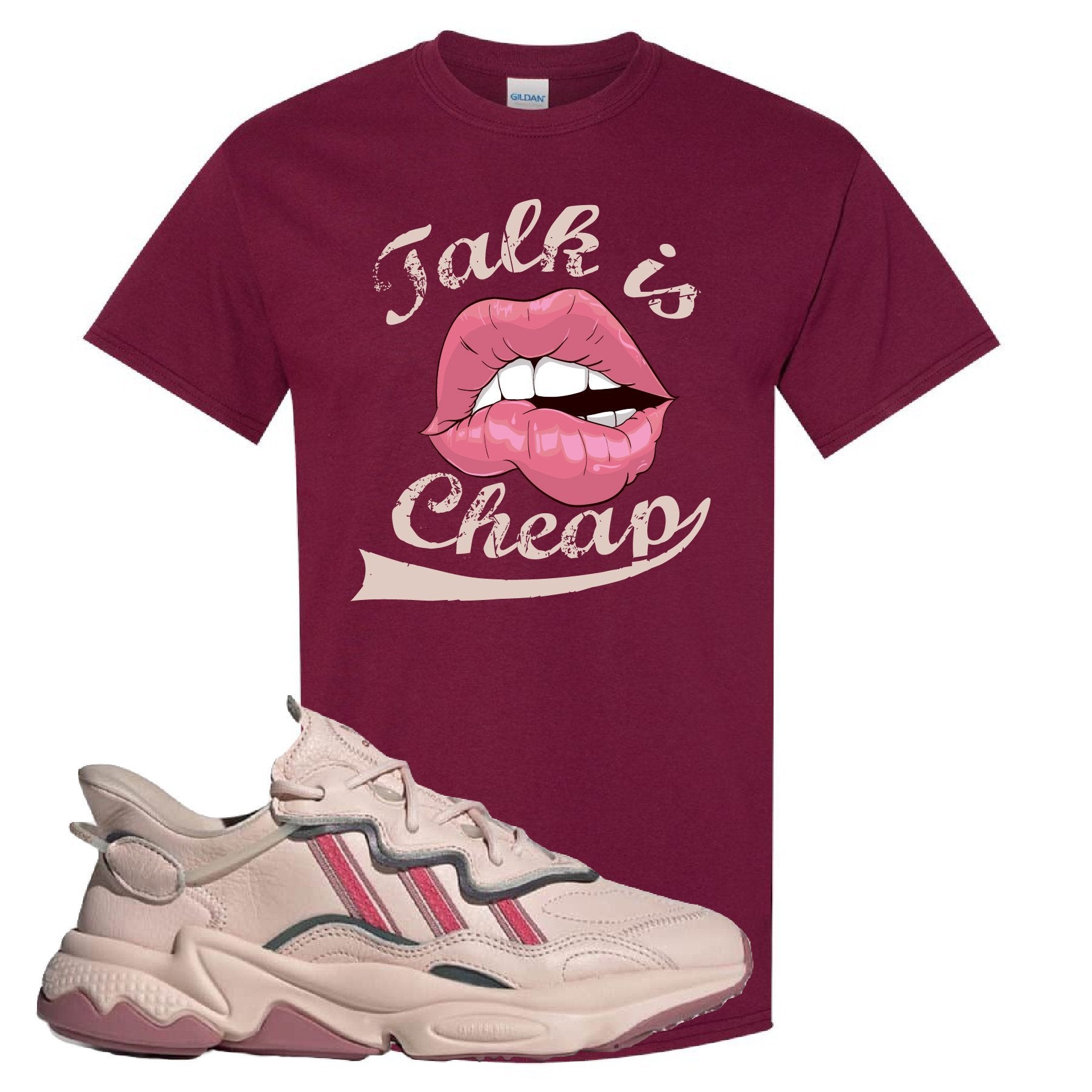 Adidas WMNS Ozweego Icy Pink Talk is Cheap Maroon Sneaker Hook Up Tee Shirt