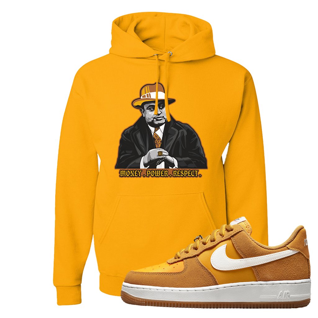 Air Force 1 Low First Use Hoodie | Capone Illustration, Gold