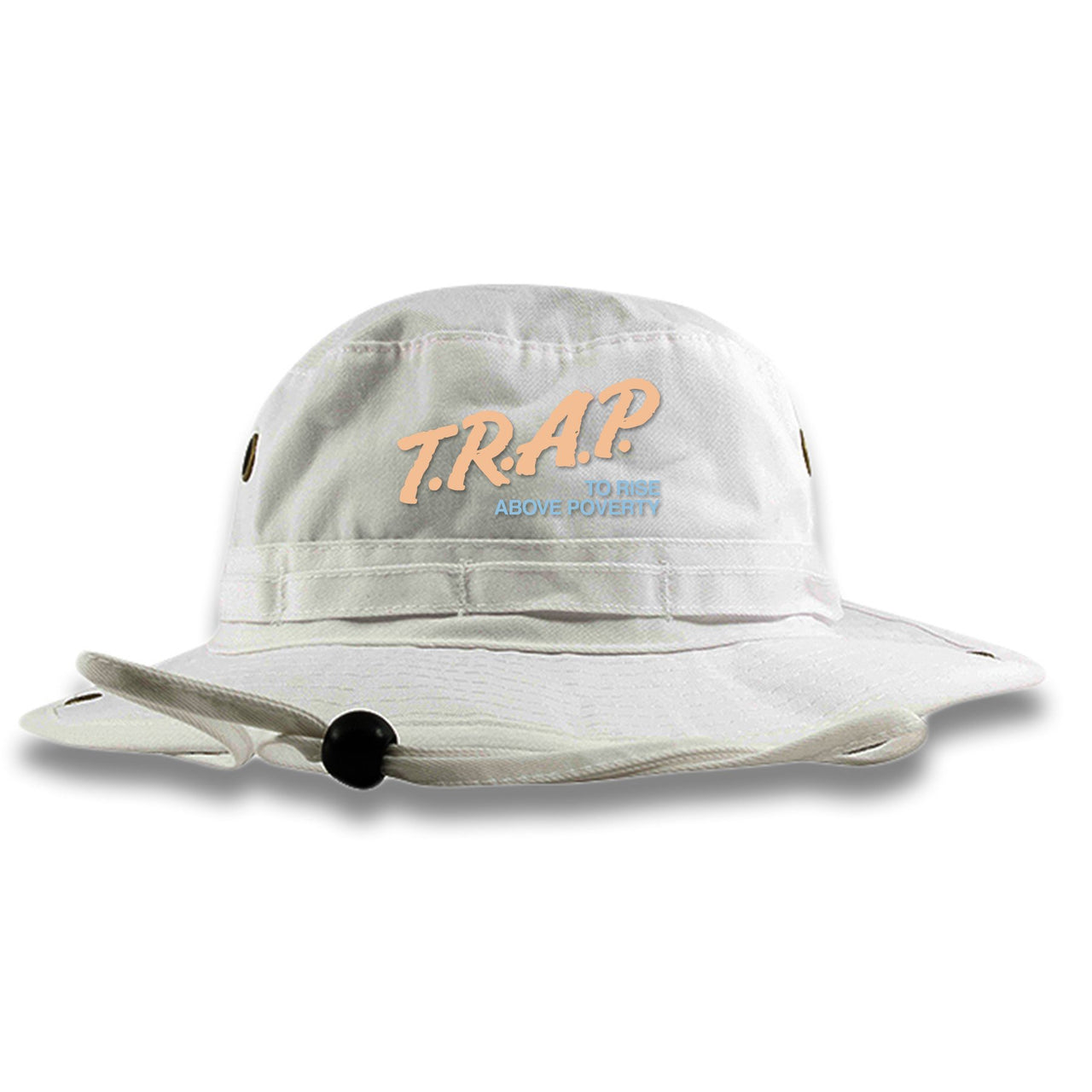 Hyperspace 350s Bucket Hat | Trap To Rise Above Poverty, White
