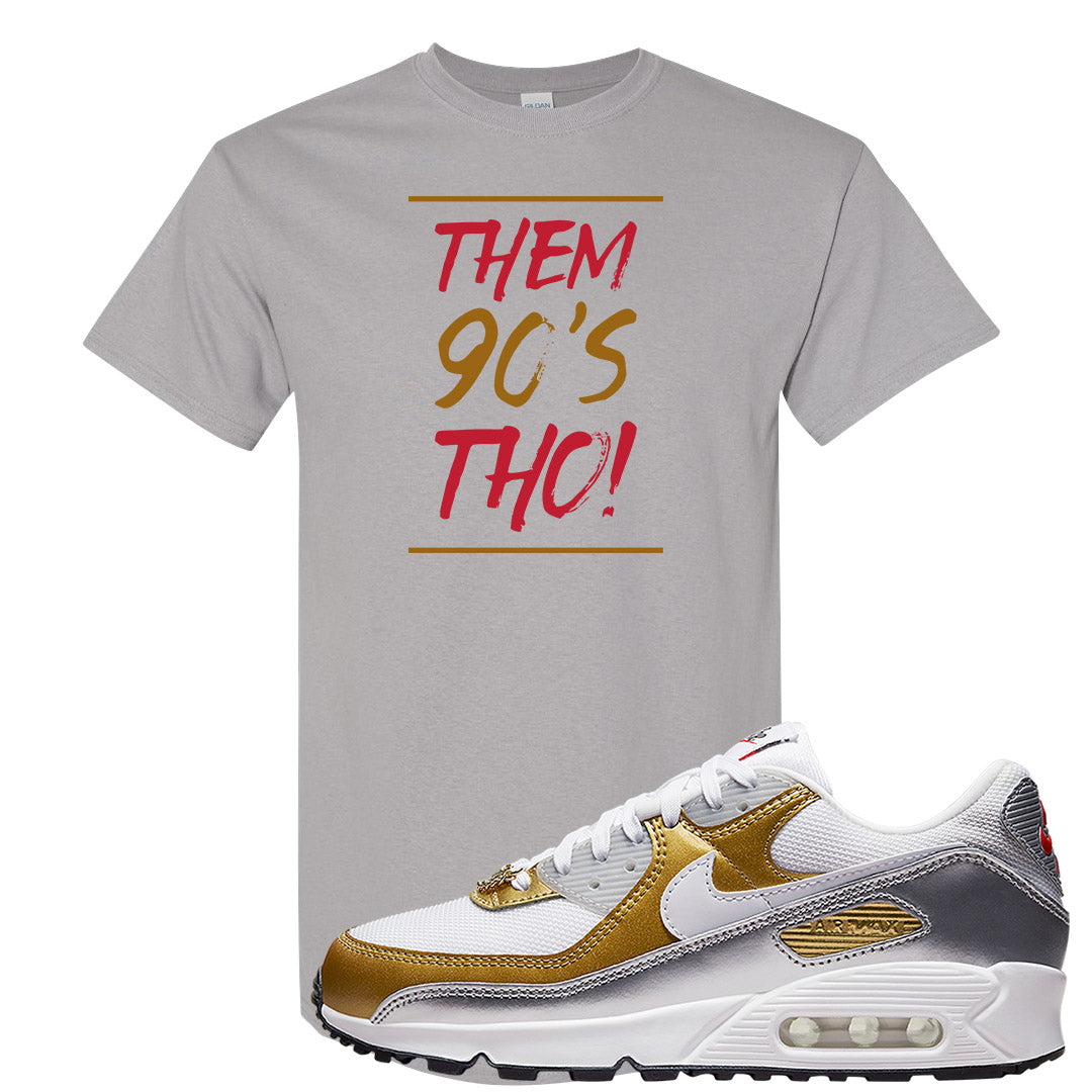 Gold Silver 90s T Shirt | Them 90's Tho, Gravel