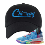 Lebron 18 Best 1-9 Dad Hat | Chiraq, Black