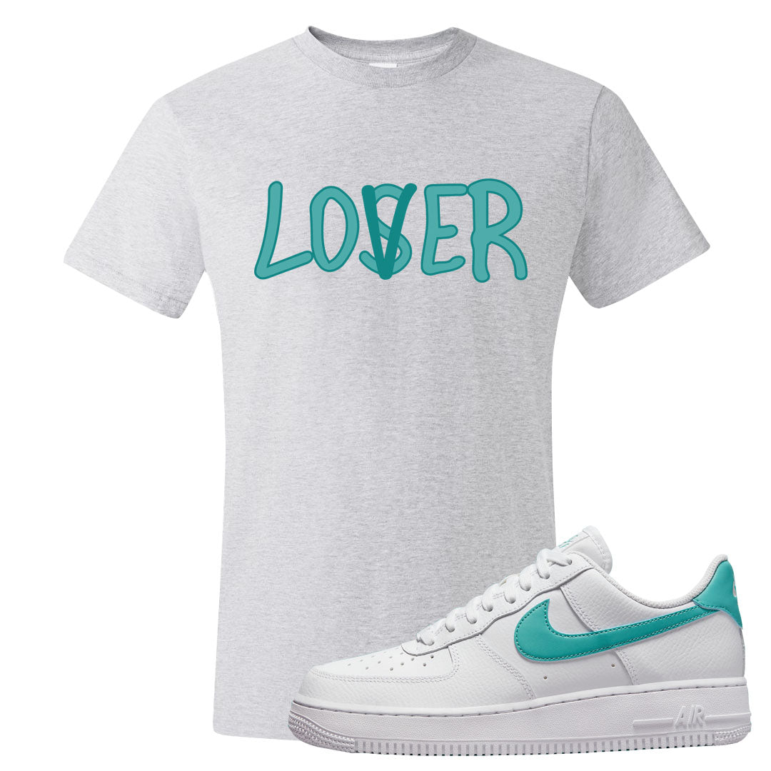 Washed Teal Low 1s T Shirt | Lover, Ash