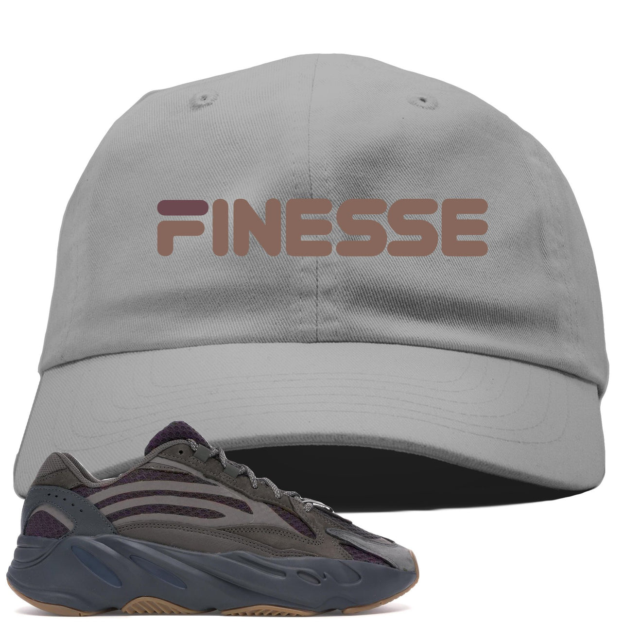 Geode 700s Dad Hat | Finesse, Light Gray