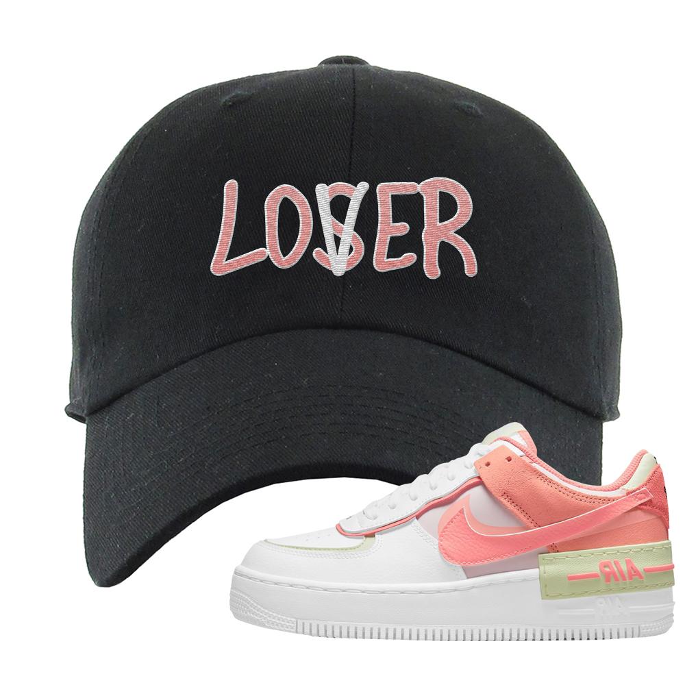 Air Force 1 Low Shadow Magic Ember Dad Hat | Lover, Black