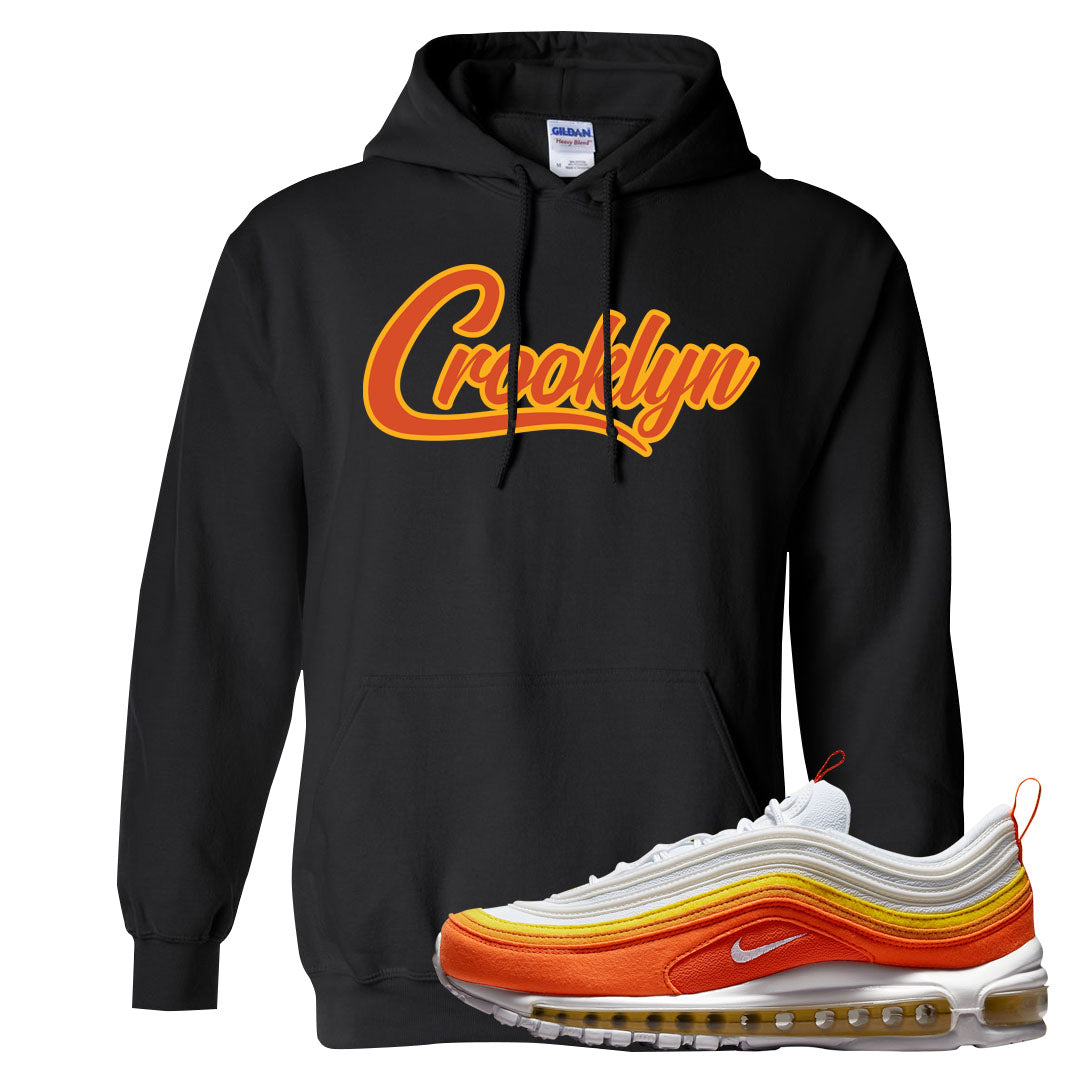 Club Orange Yellow 97s Hoodie | Crooklyn, Black