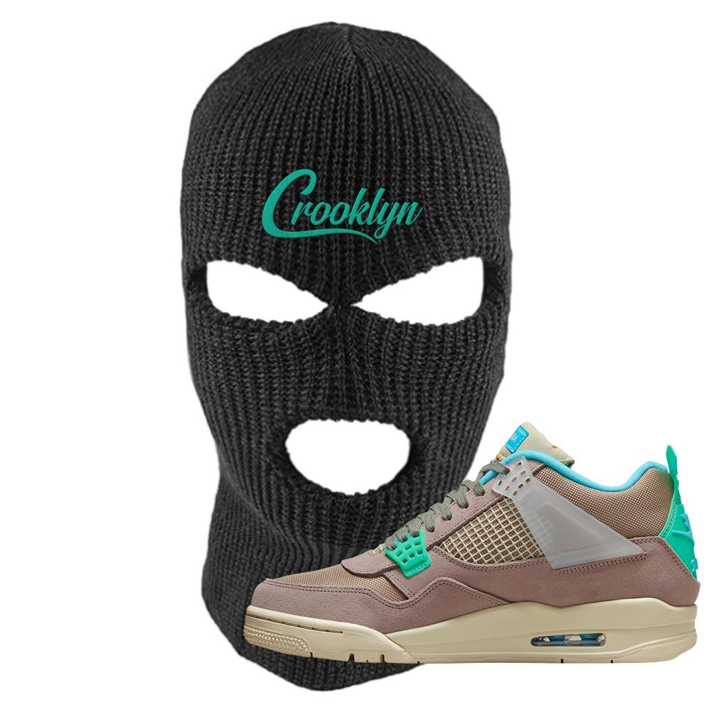 Taupe Haze 4s Ski Mask | Crooklyn, Black