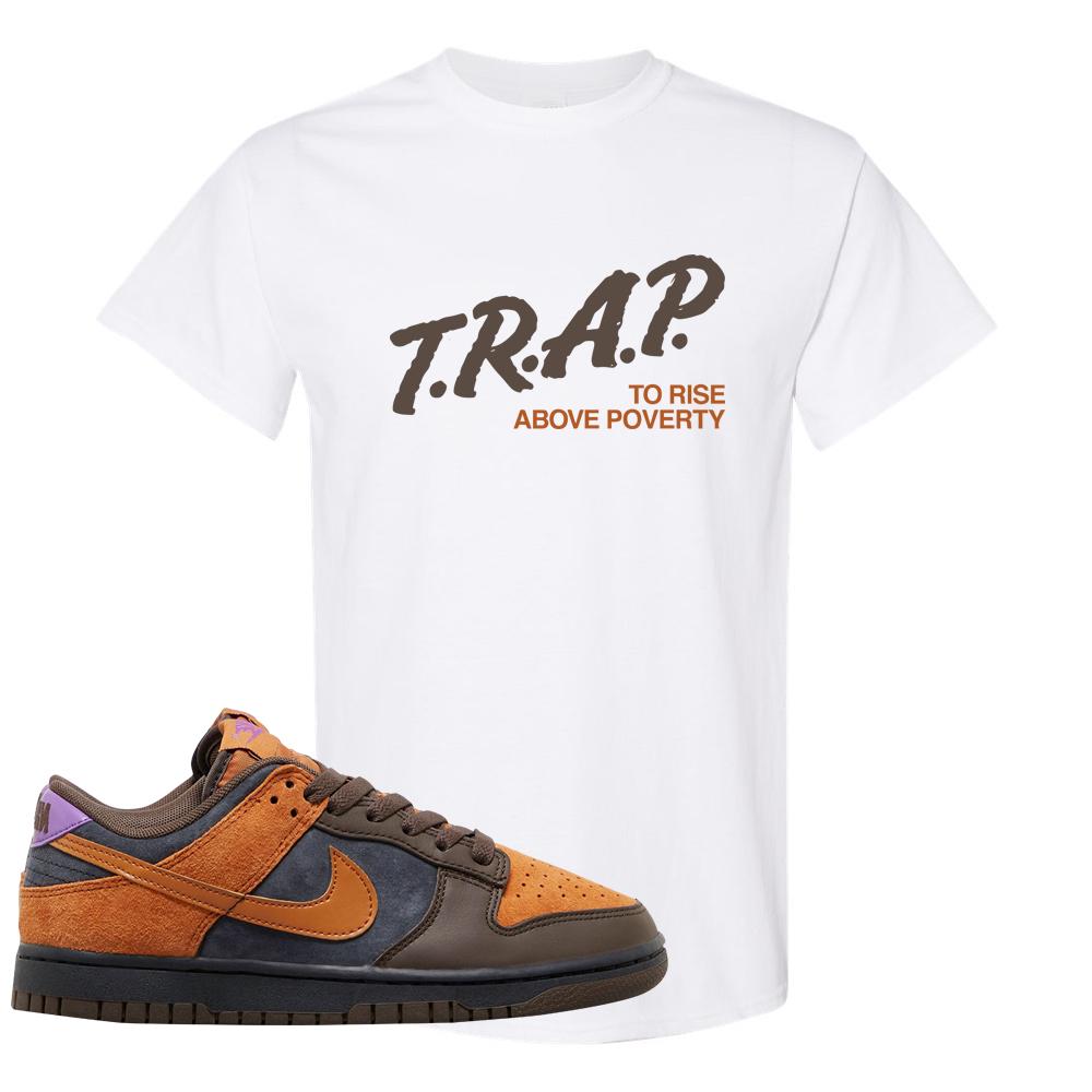 SB Dunk Low Cider T Shirt | Trap To Rise Above Poverty, White