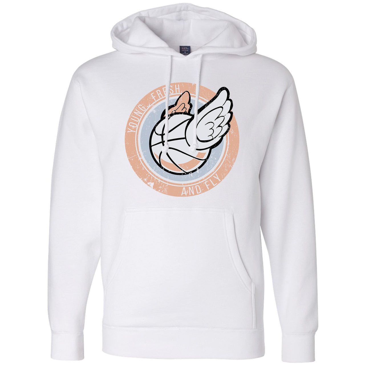 Inertia 700s Hoodie | Young Fresh and Fly, White