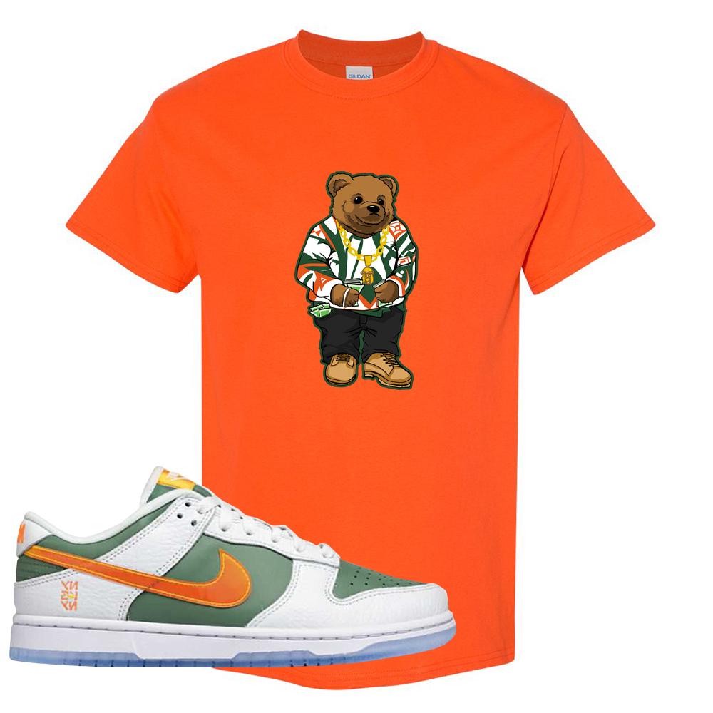 SB Dunk Low NY vs NY T Shirt | Sweater Bear, Orange