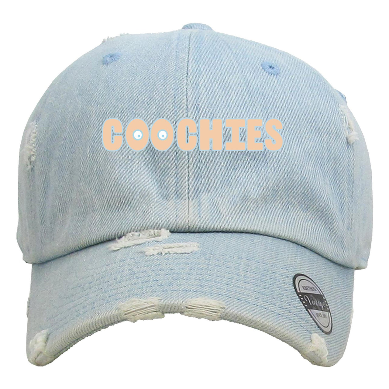 Hyperspace 350s Distressed Dad Hat | Coochies, Light Denim