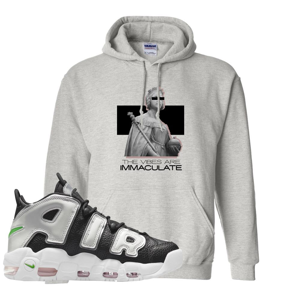 Black Silver Uptempos Hoodie | The Vibes Are Immaculate, Ash