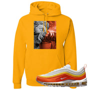 Club Orange Yellow 97s Hoodie | Miguel, Gold