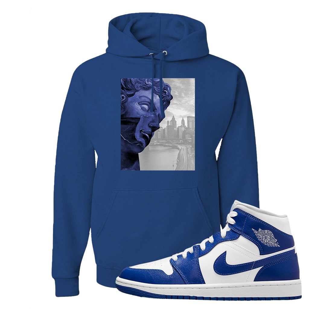 Air Jordan 1 Mid Kentucky Blue Hoodie | Miguel, Royal