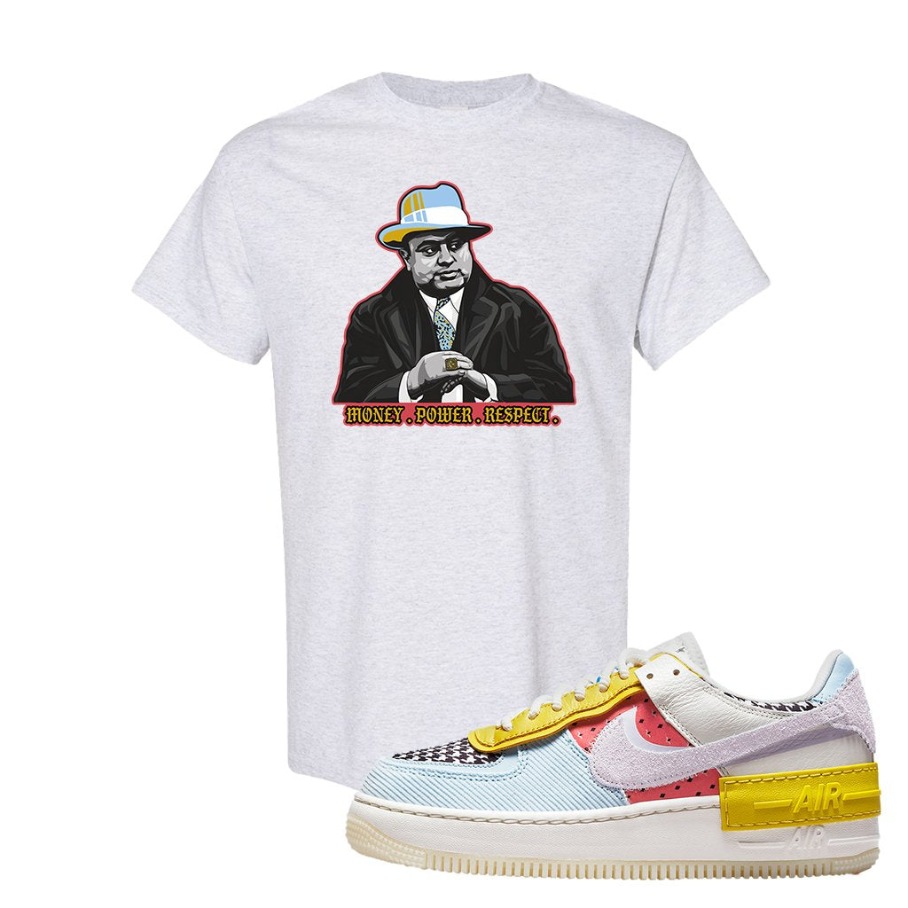Air Force 1 Shadow Multi-Color T Shirt | Capone Illustration, Ash
